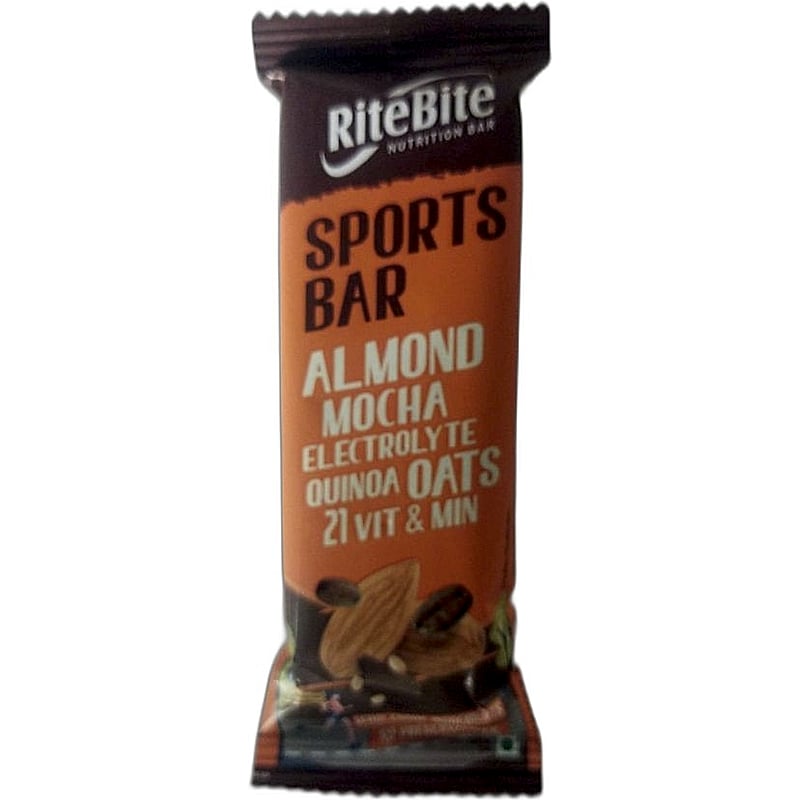 Rite Bite Sports Bar Almond Mocha 40g Mrp 45rs