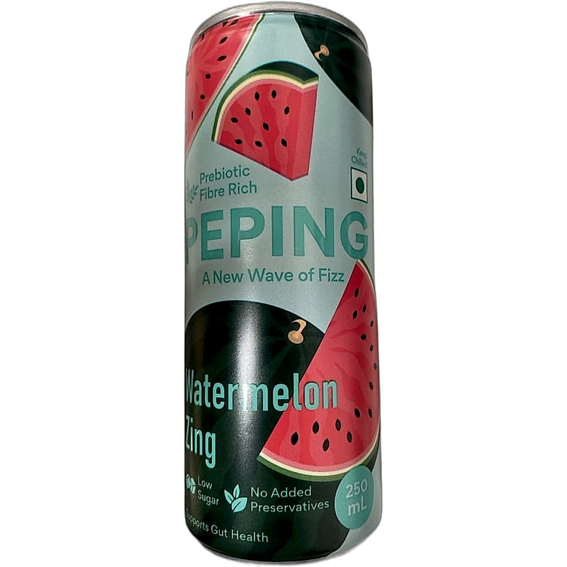 PEPING PREBIOTIC FIZZ WATERMELON ZING 250ML
