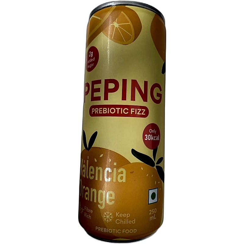 PEPING PREBIOTIC FIZZ VALENCIA ORANGE 250ML