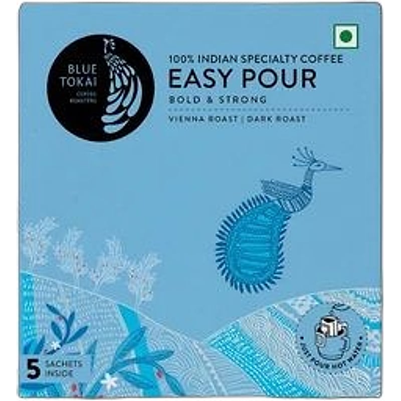 Blue Tokai Easy Pour Bold & Strong Coffee Sachets Pk Of 5 MRP 300Rs