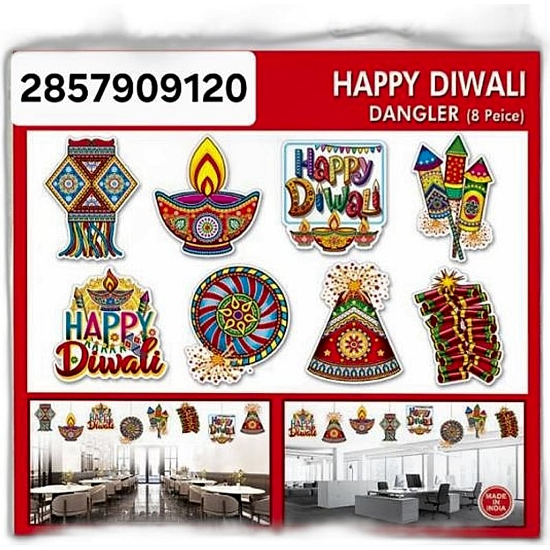 Diwali Dangler HG 306 Pk Of 8 HG 306