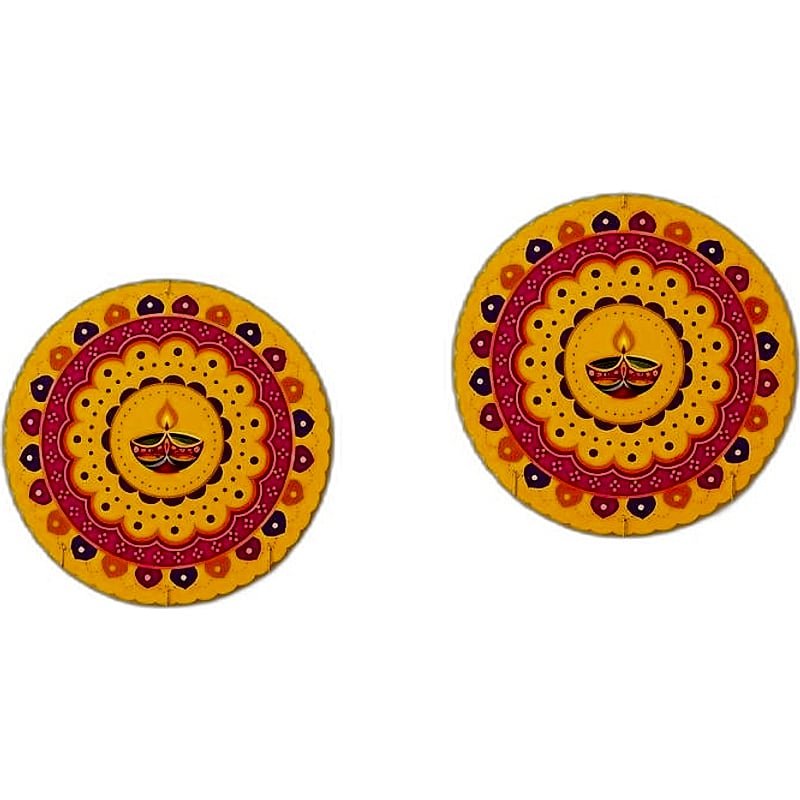 Diwali Wall Art Pk Of 10 HG 3411