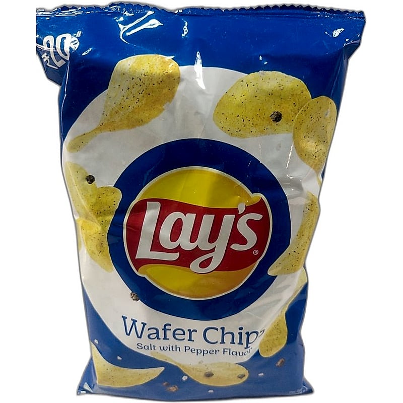 LAYS WAFER STYLE SALT WITH PEPPER MRP 20