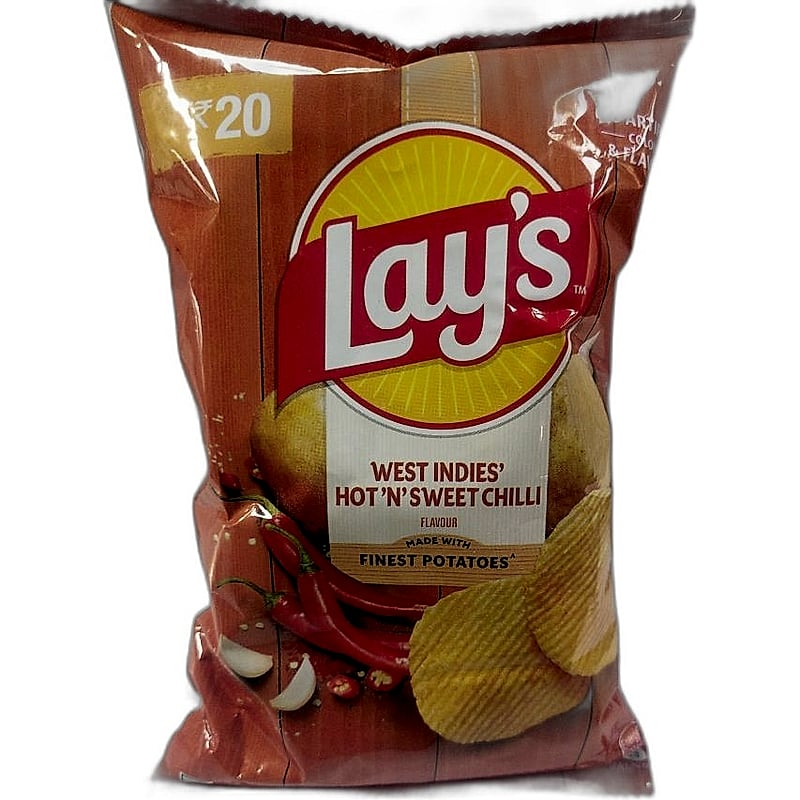 LAYS WEST INDIES HOT N SWEET CHILLI 52.9 GMS