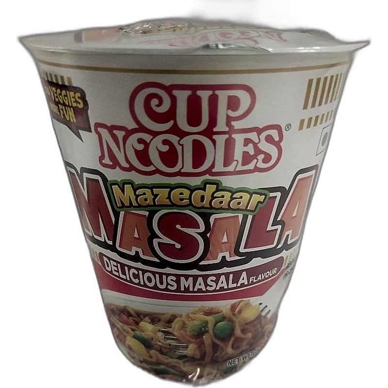 NISSIN CUP NOODLES MAZEDAAR MASALA DELICIOUS MASALA FLAVOUR 70GMS