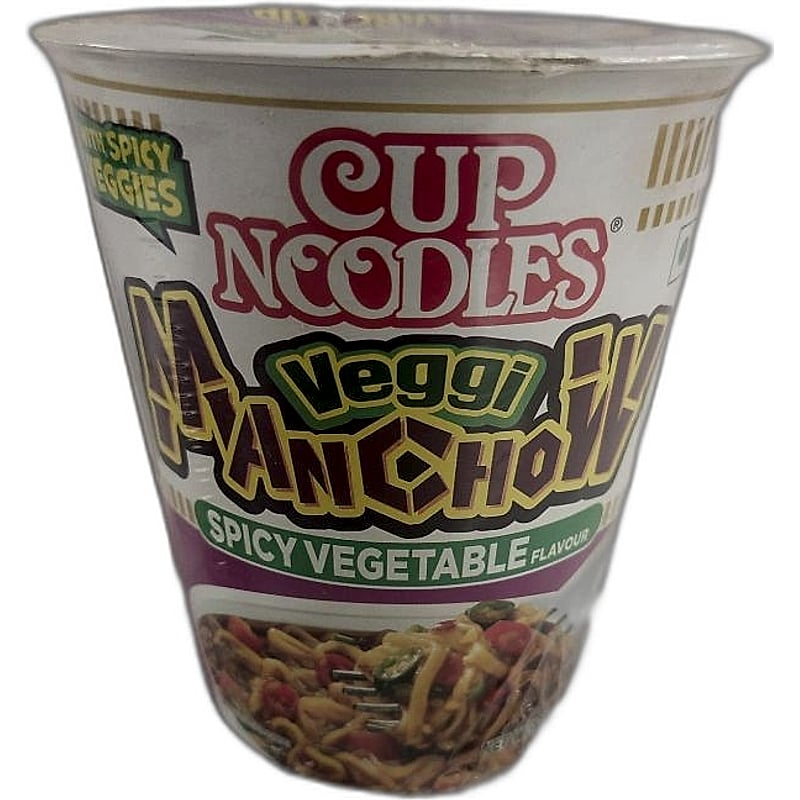NISSIN CUP NOODLES VEGGIE MANCHOW 70GMS
