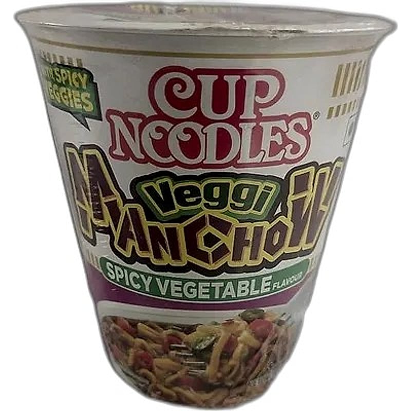 NISSIN CUP NOODLES VEGGIE MANCHOW 70GMS