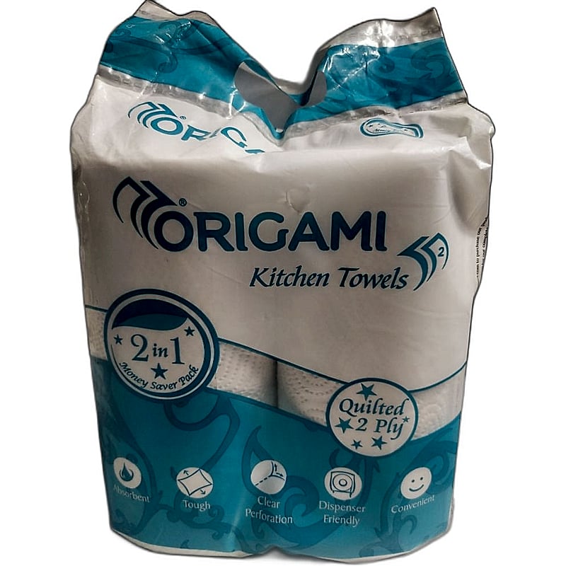 ORIGAMI KITCHEN TOWEL 2IN1 60 PULLS