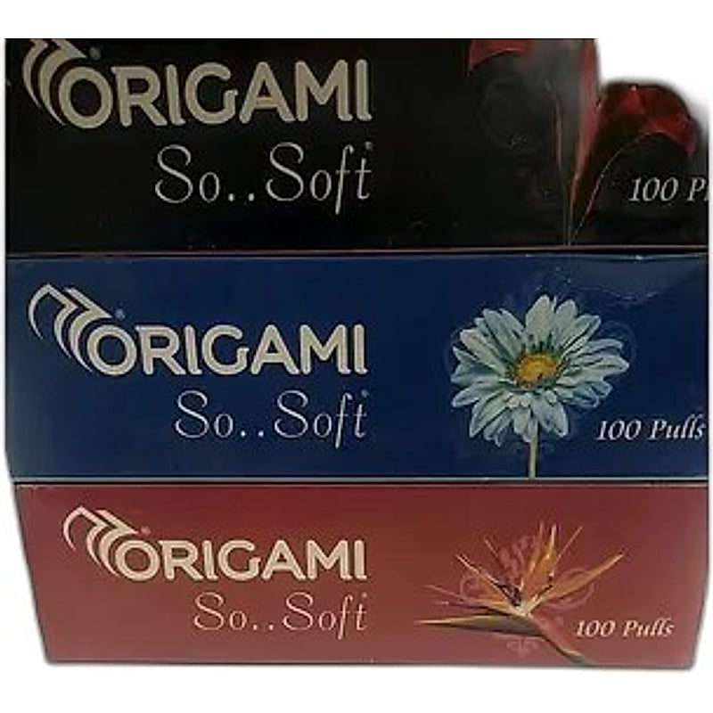ORIGAMI BOX TISSUE 2 PLY 100 PULLS