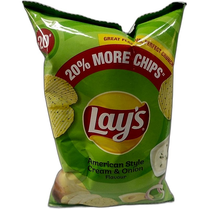 LAYS AMERICAN STYLE CREAM ONION 50GMS