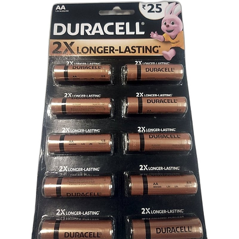 DURACELL CHHOTA POWER AALR6/MN1500 2X LONGER-LASTING (PK OF 10)