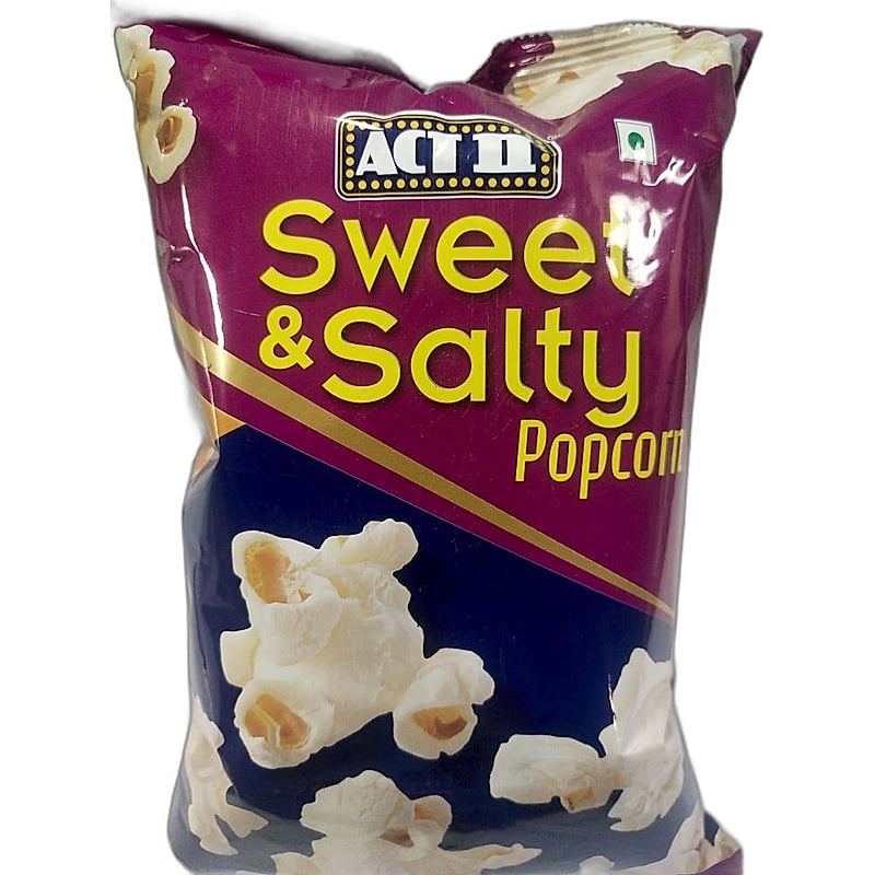 ACT II RTE SWERT & SALTY FLAVOUR POPCORN 50 GMS