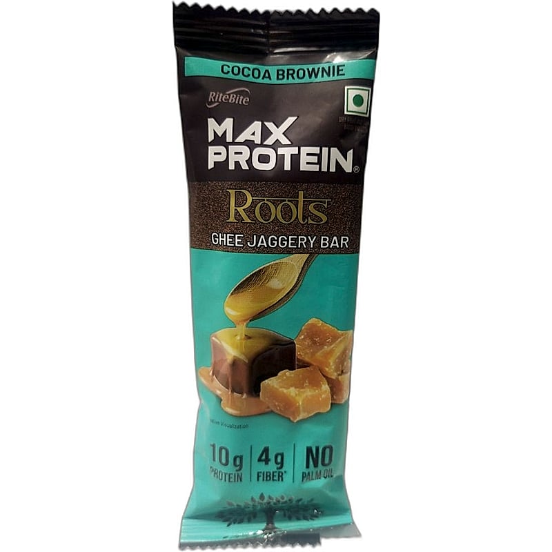 Max protein 10g protein roots ghee jaggery bar 45gms