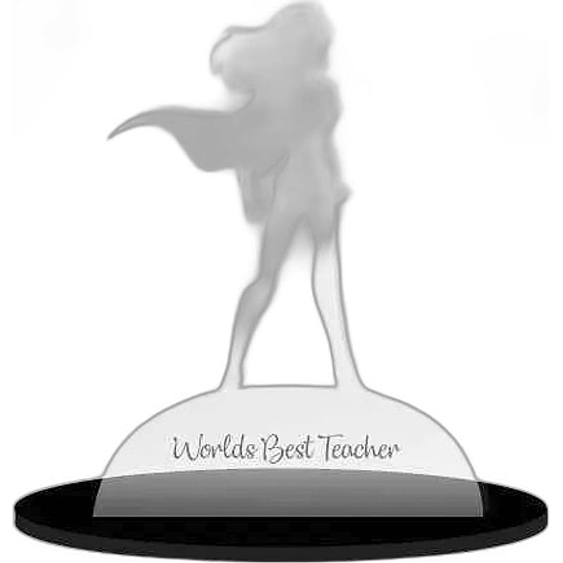 Acrylic Trophy - FT 386 - Best Teacher