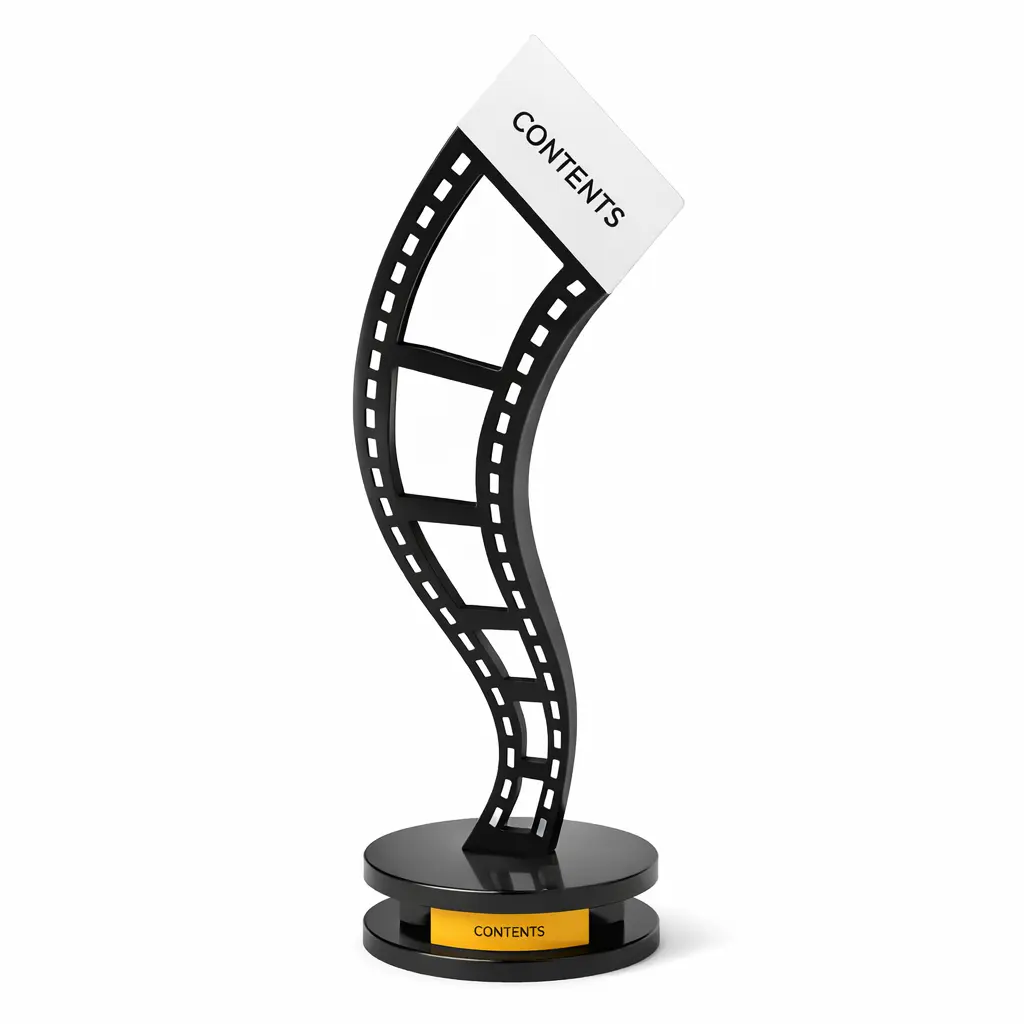 Acrylic Trophy - FT 471 - Cine Award