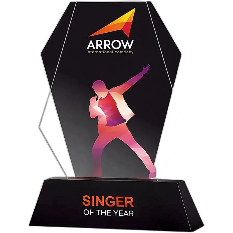 Acrylic Trophy - FT 604 - Singer