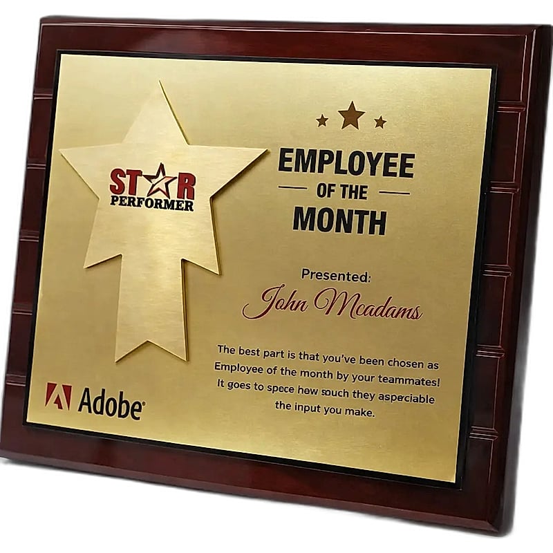 Wooden plaque - FTSI 2447