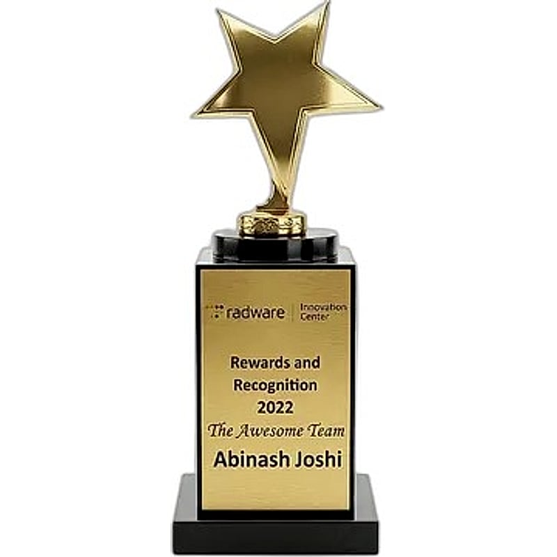 Metal Star Trophy - FTZ 12 - 002
