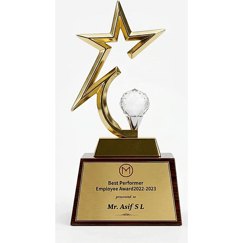 Metal Star Trophy - FTZ 03 - 006