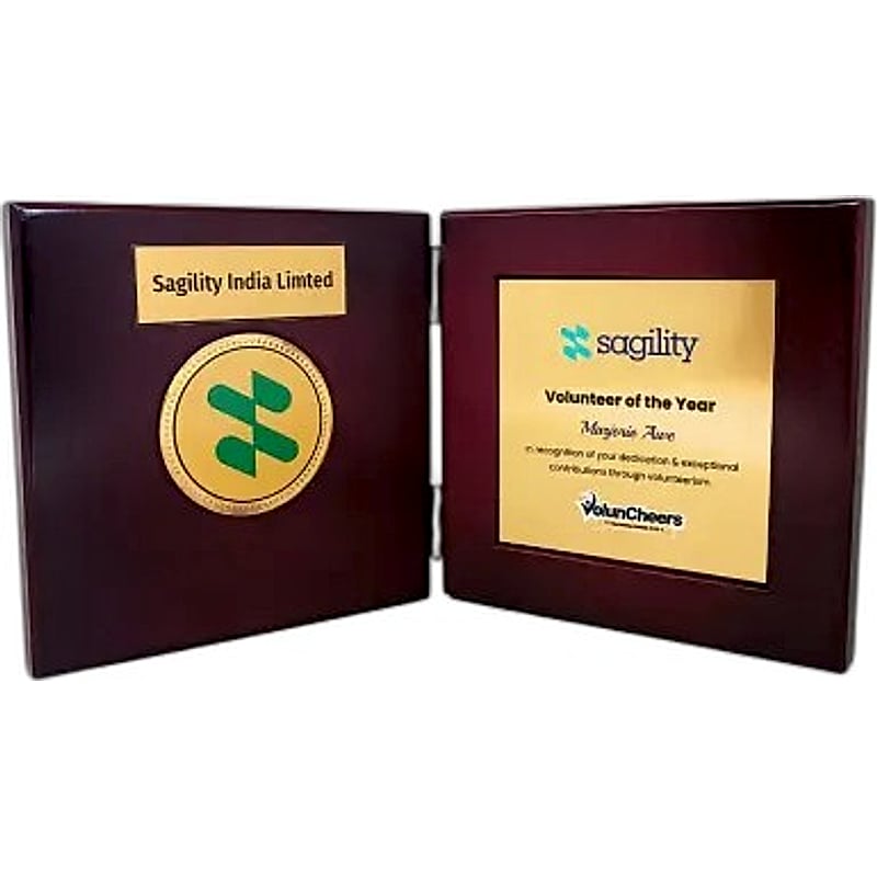 Wooden Trophy - FTAF 003 Foldable Frame