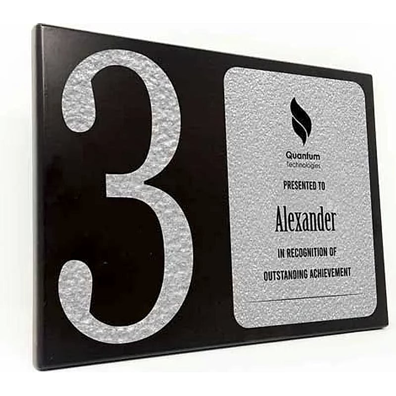 FTSA Wooden plaque 1004 - 3 Year Long Service Award