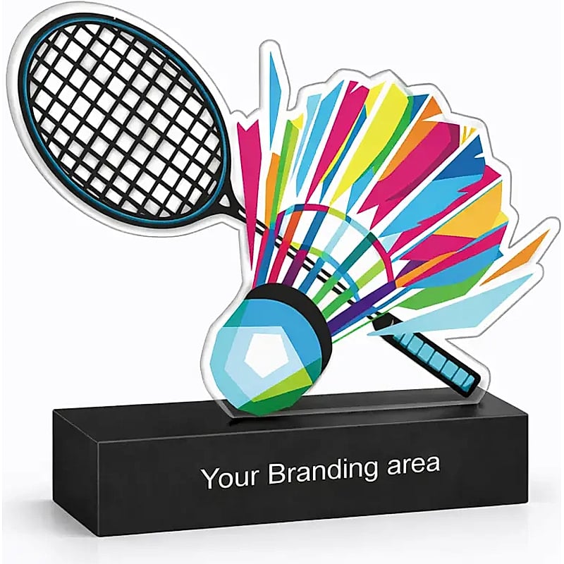 Acrylic Trophy - FT 730 - Badminton
