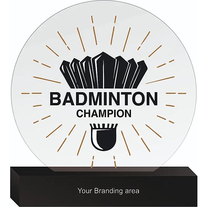 Acrylic Trophy - FT 731 - Badminton