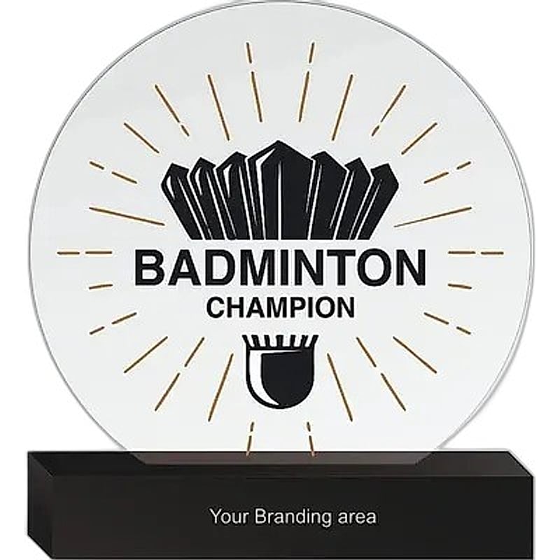 Acrylic Trophy - FT 731 - Badminton