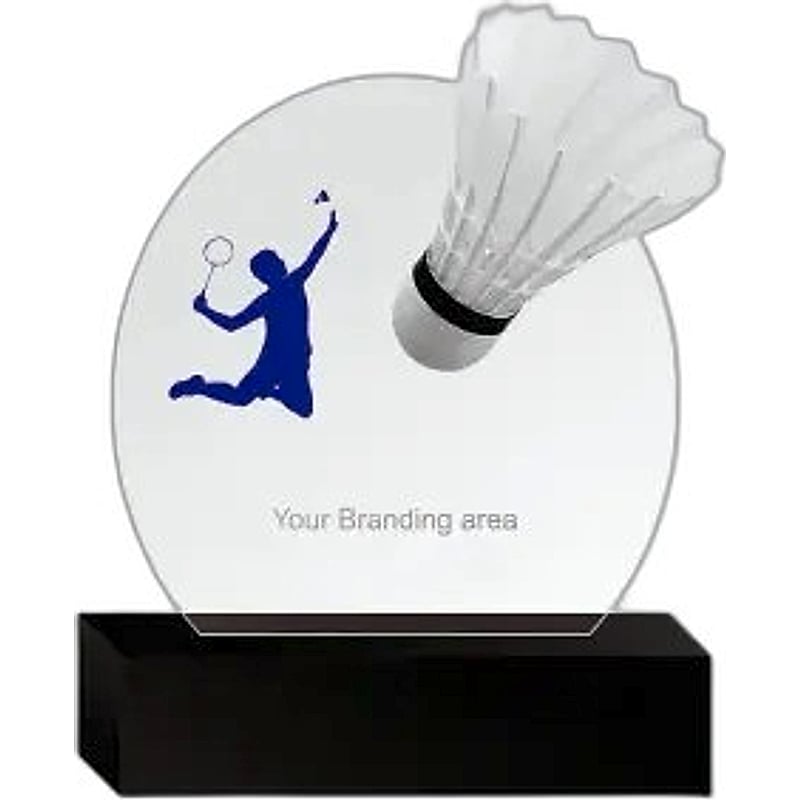 Acrylic Trophy - FT 732 - Badminton