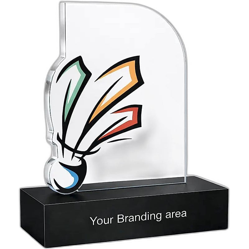 Acrylic Trophy - FT 733 - Badminton