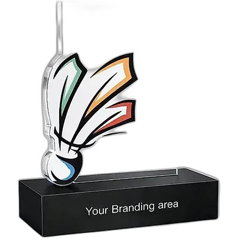 Acrylic Trophy - FT 733 - Badminton
