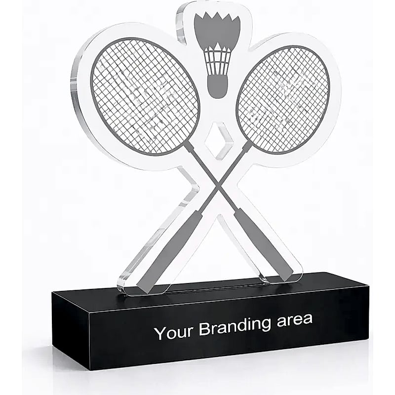 Acrylic Trophy - FT 735 - Badminton