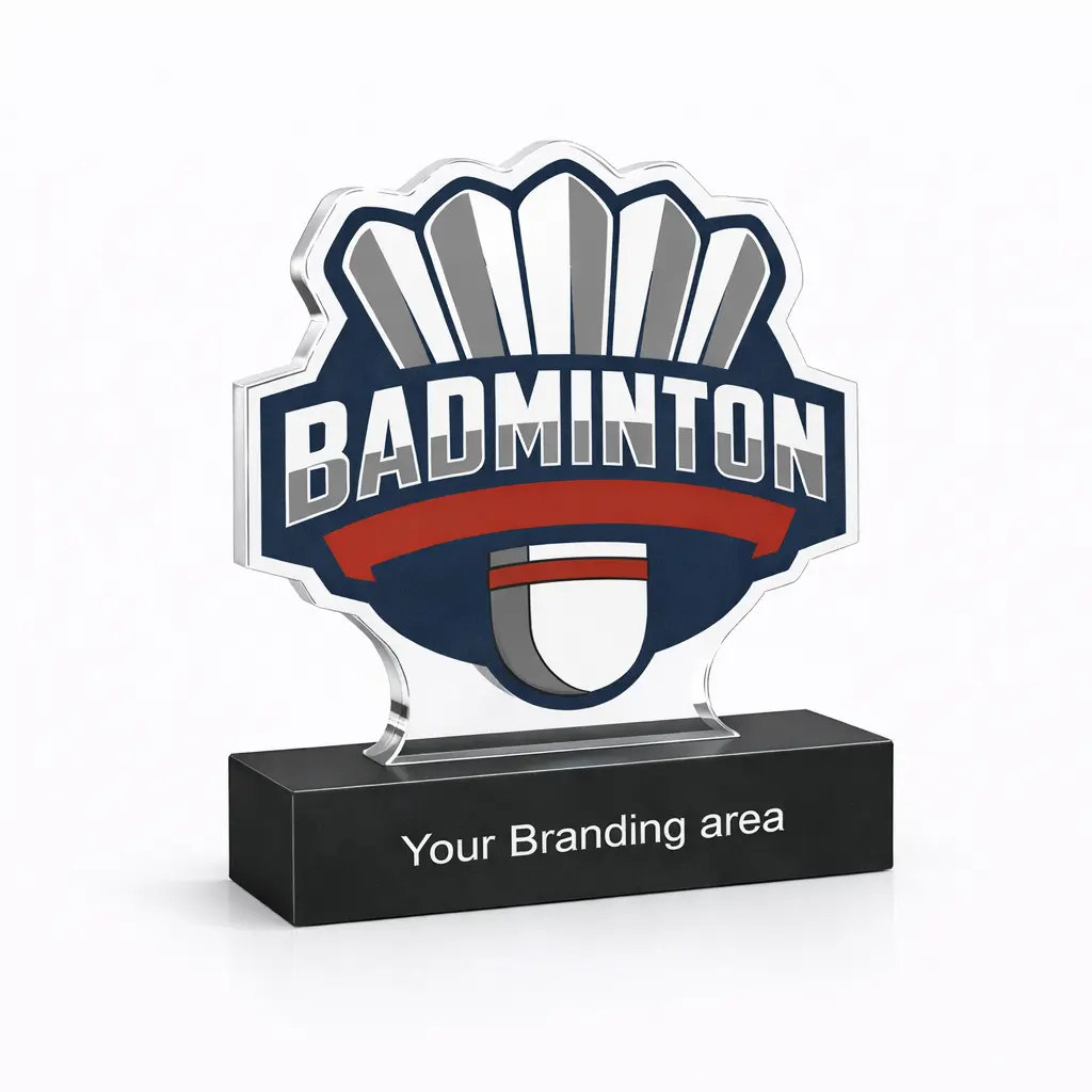 Acrylic Trophy - FT 736 - Badminton