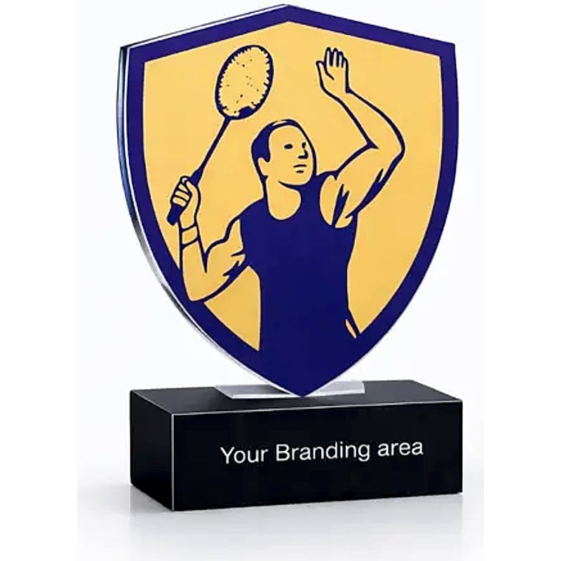 Acrylic Trophy - FT 737 - Badminton