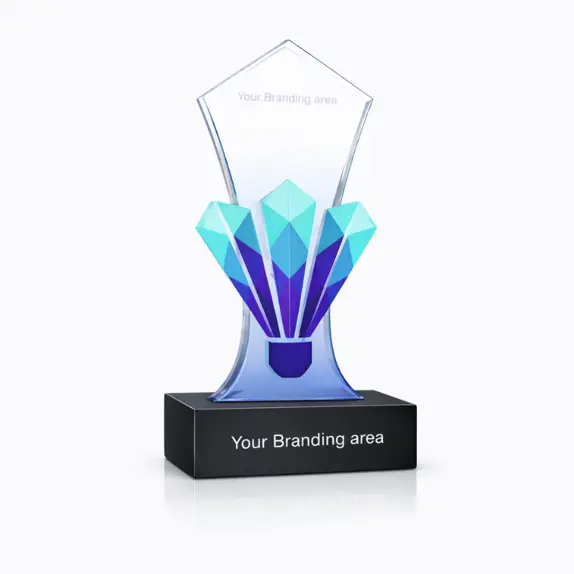 Acrylic Trophy - FT 739 - Badminton