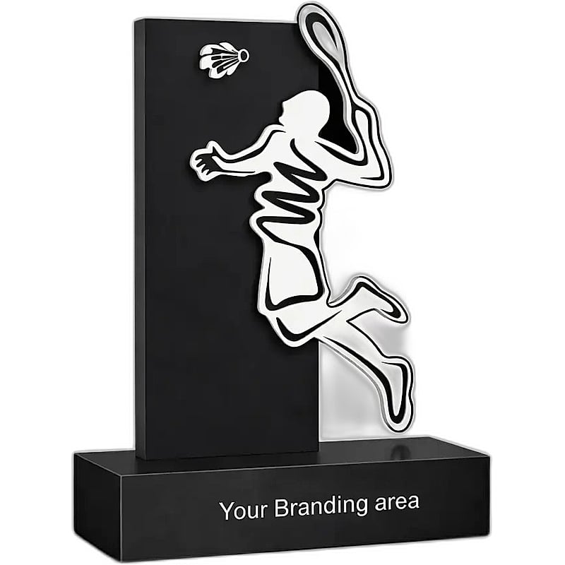 Acrylic Trophy - FT 741 - Badminton