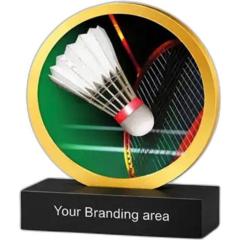 Acrylic Trophy - FT 742 - Badminton