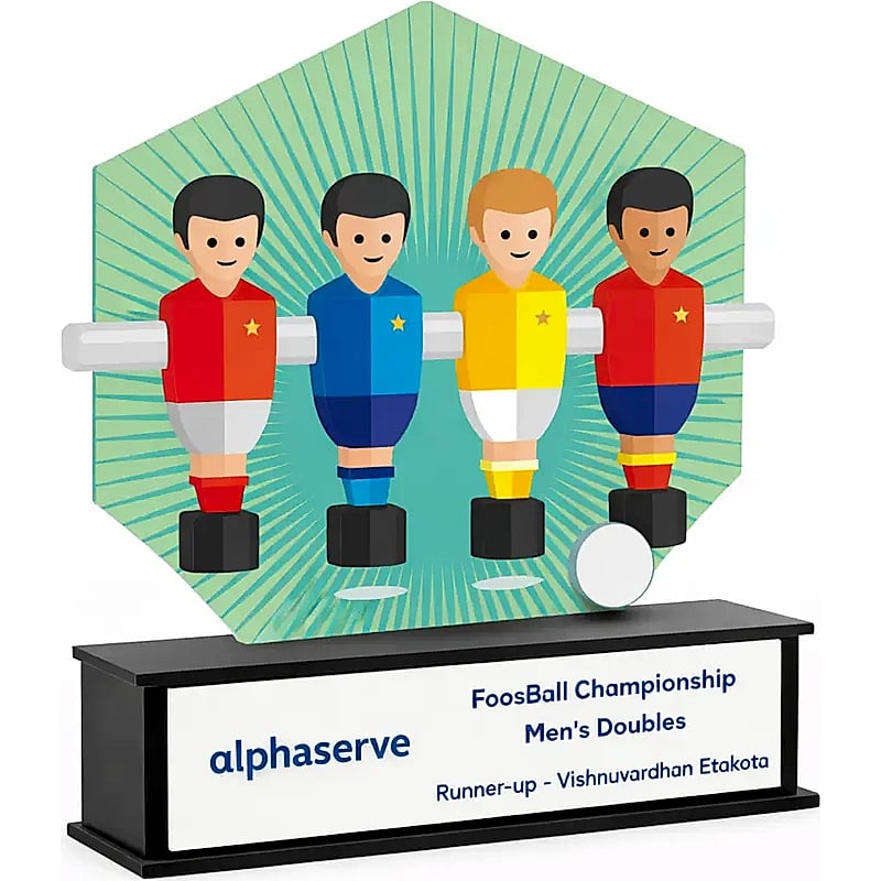 Acrylic Trophy - FT 701 - Foosball