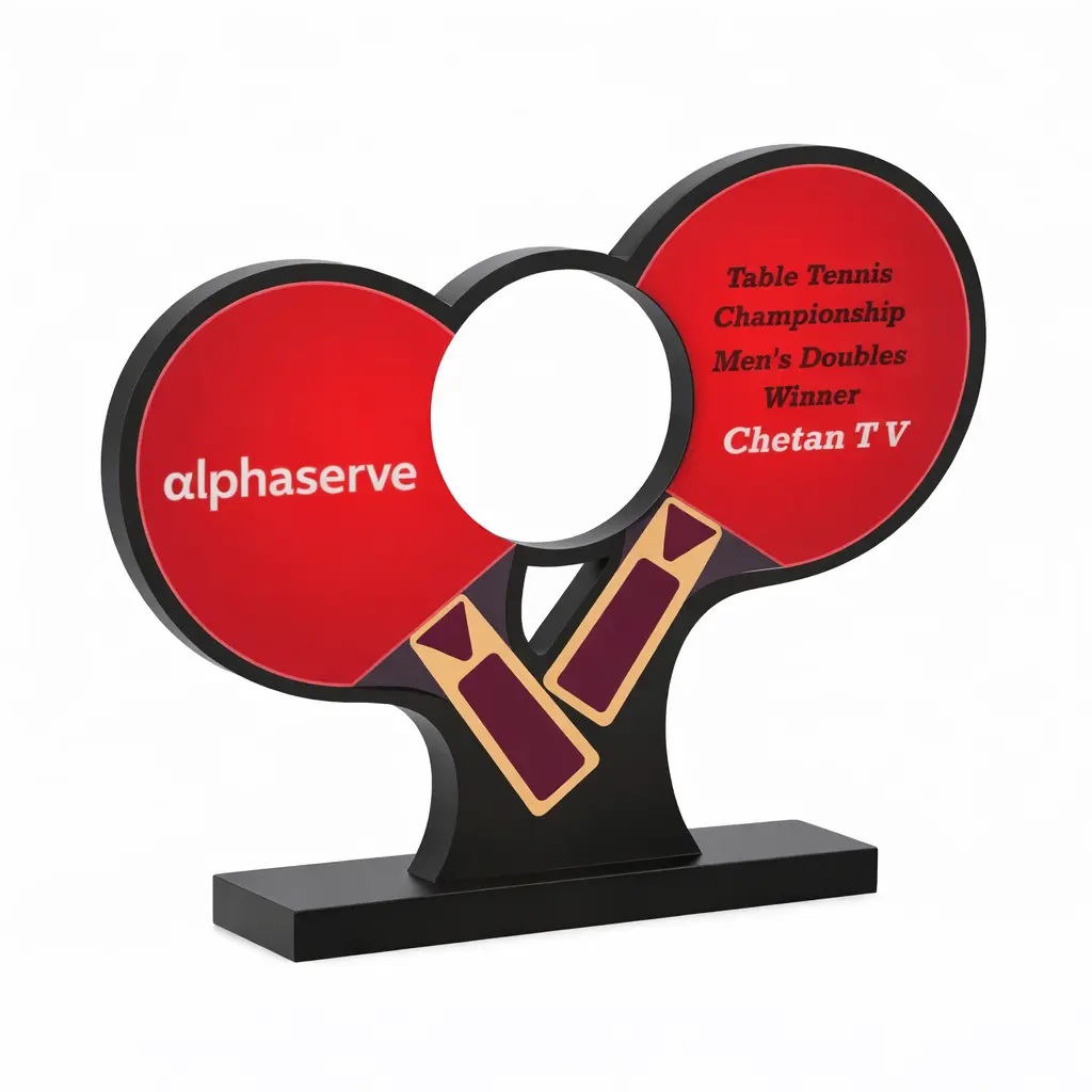 Acrylic Trophy - FT 702 - Table Tennis