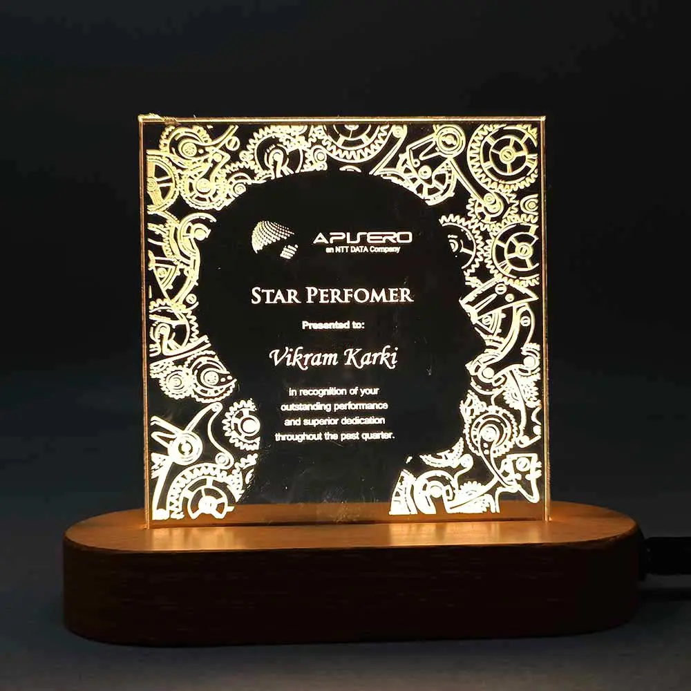 FT 715 - Acrylic LED Trophy Fully Customisable