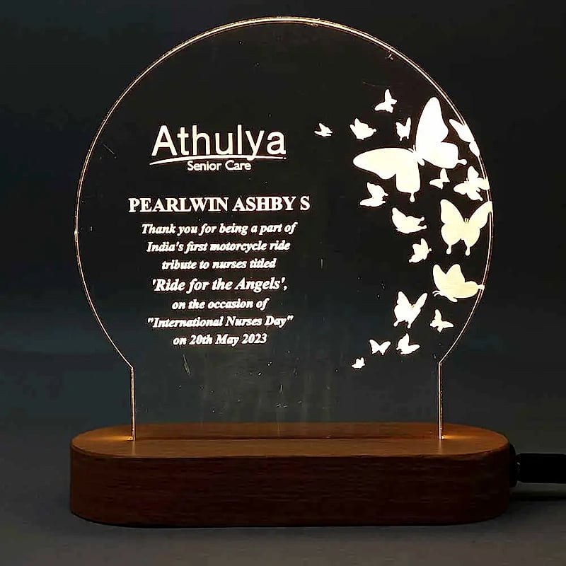 FT 716 - Acrylic LED Trophy Fully Customisable