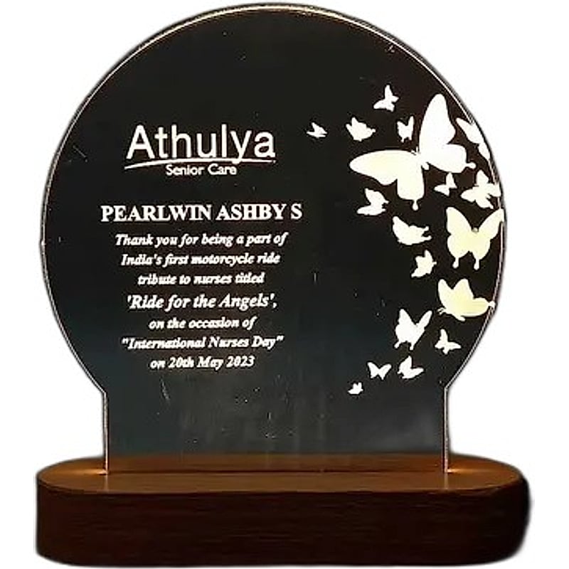 FT 716 - Acrylic LED Trophy Fully Customisable