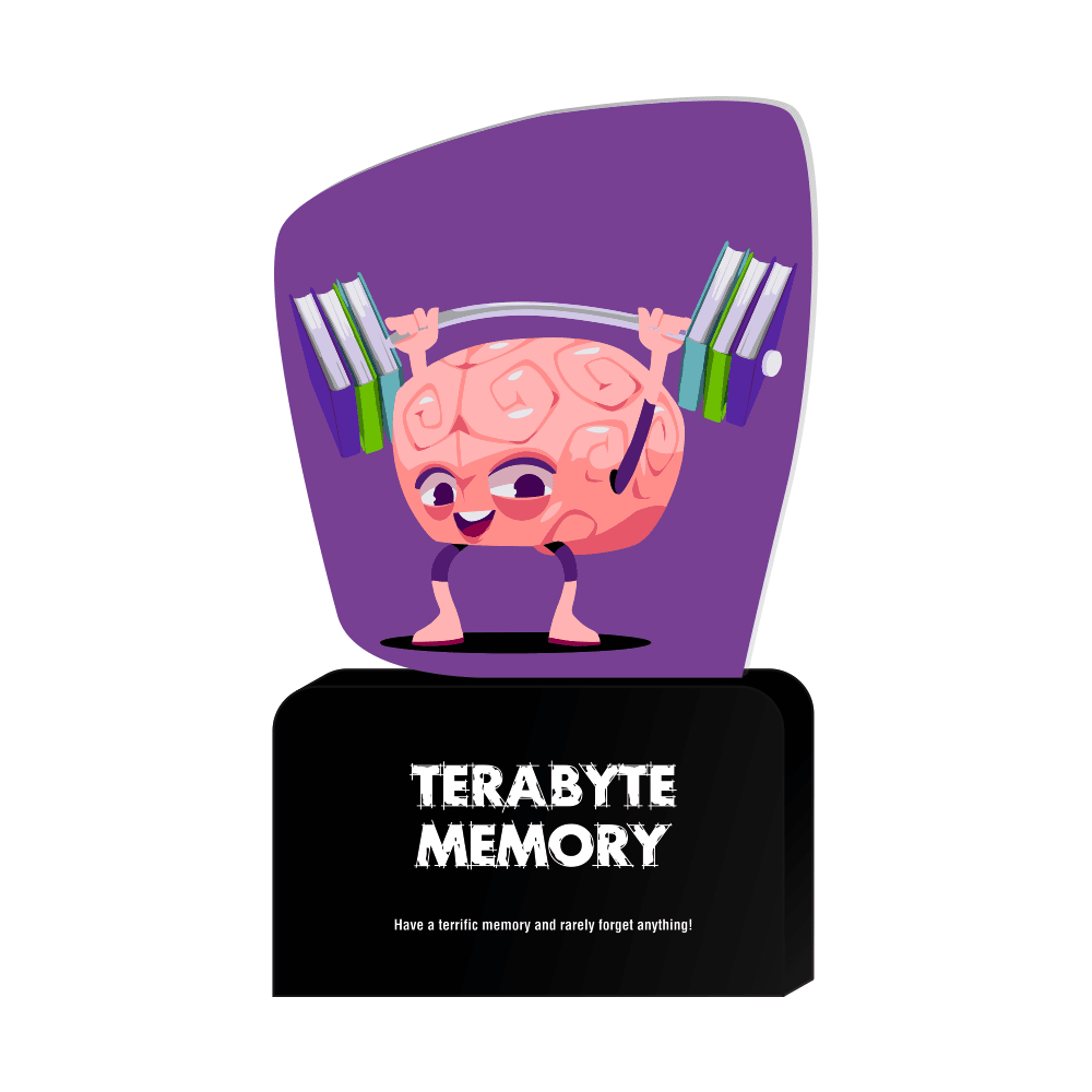 Terabyte Memory Trophy | Fun & Unique Custom Trophies & Awards for Employees