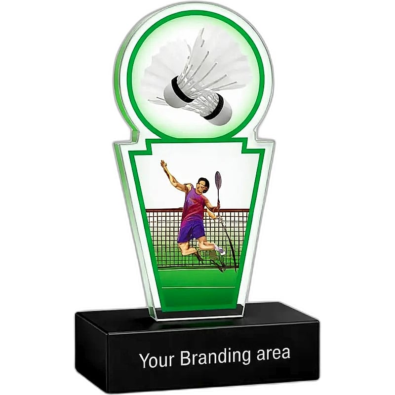 Acrylic Trophy - FT 726 - Badminton