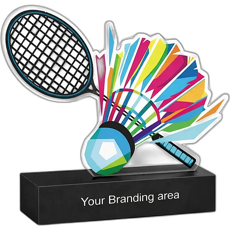 Acrylic Trophy - FT 730 - Badminton