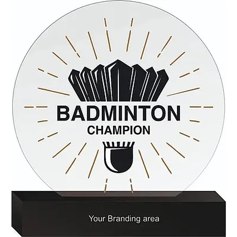 Acrylic Trophy - FT 731 - Badminton