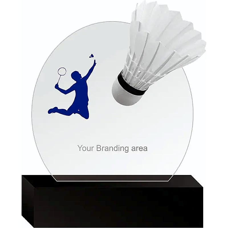 Acrylic Trophy - FT 732 - Badminton