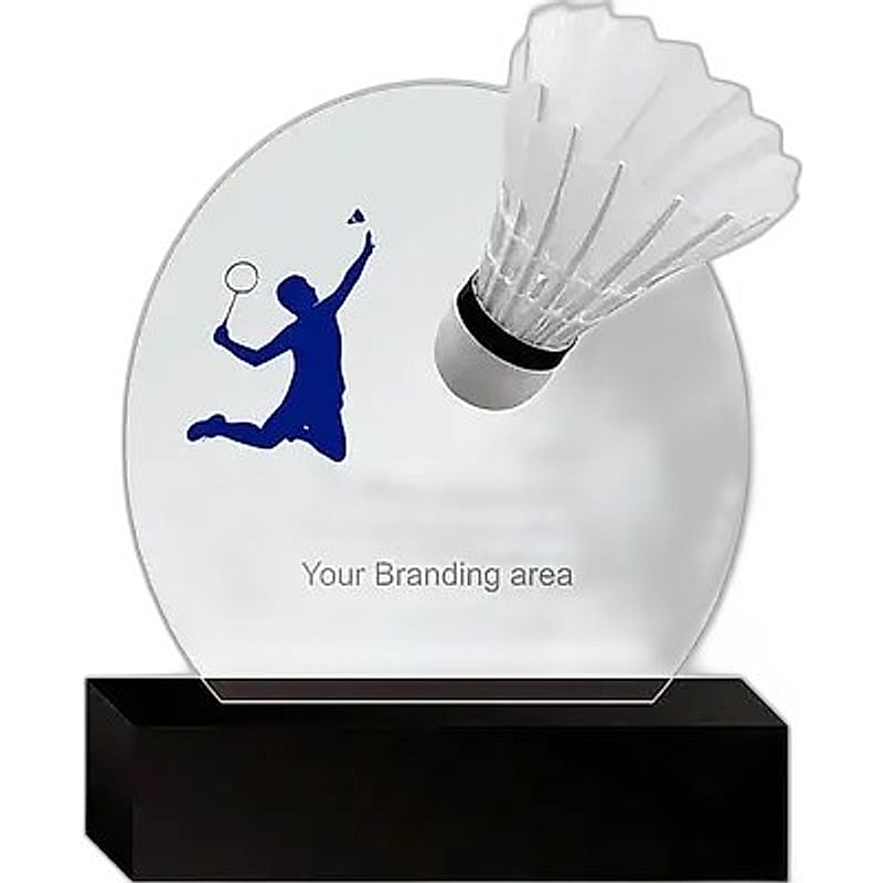 Acrylic Trophy - FT 732 - Badminton