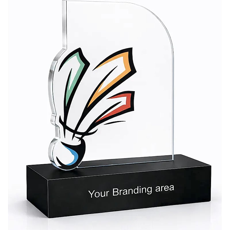 Acrylic Trophy - FT 733 - Badminton