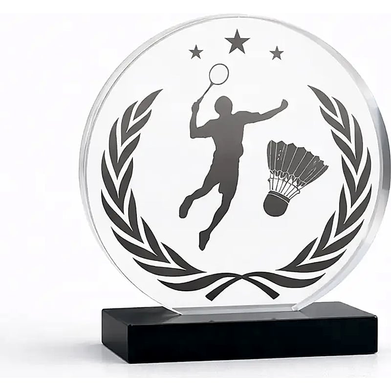 Acrylic Trophy - FT 734 - Badminton